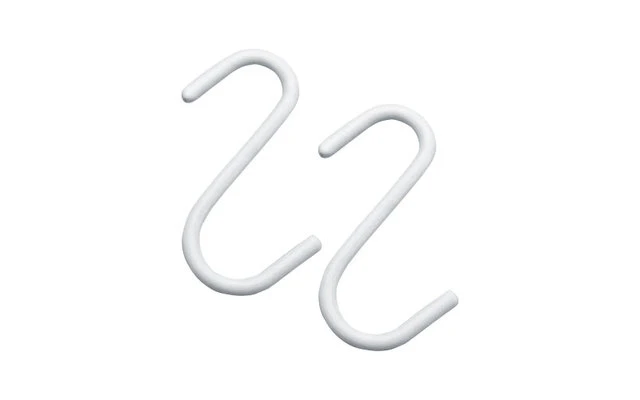 Zelt-S-Haken Weiß 2 Stück